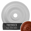 26 1/2x22OD x 3 5/8x22ID x 1 1/2x22P Ceiling Medallion Hand-Painted Firebrick K935