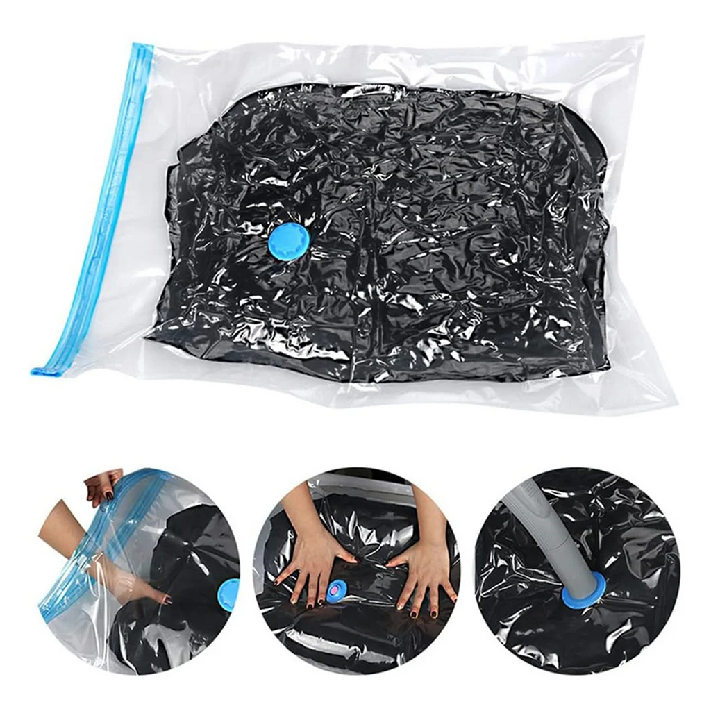 Vacuum Bags for Clothes Pack of 10 40 X 30 cm Reusable Space Saving I596774