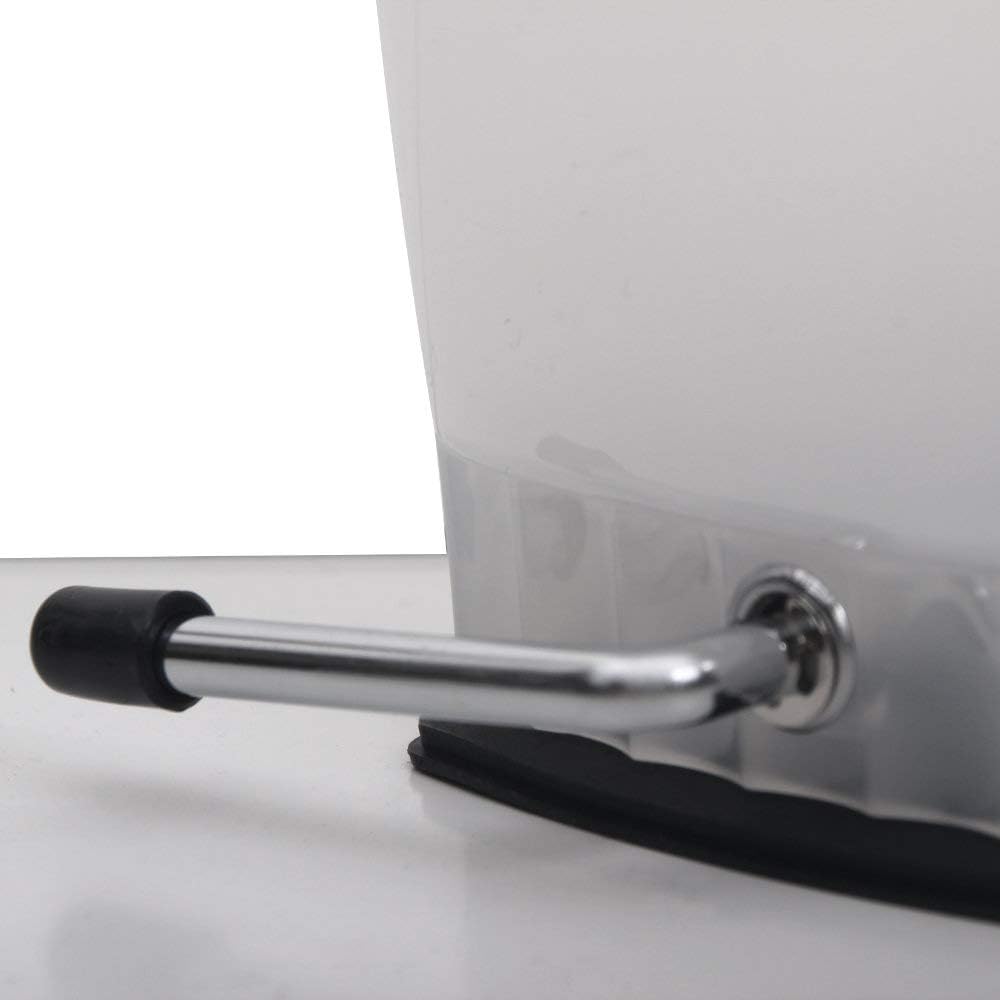 Ice Crusher with Stainless Steel Blades and Suction Base, Manual Hand Crank C59513