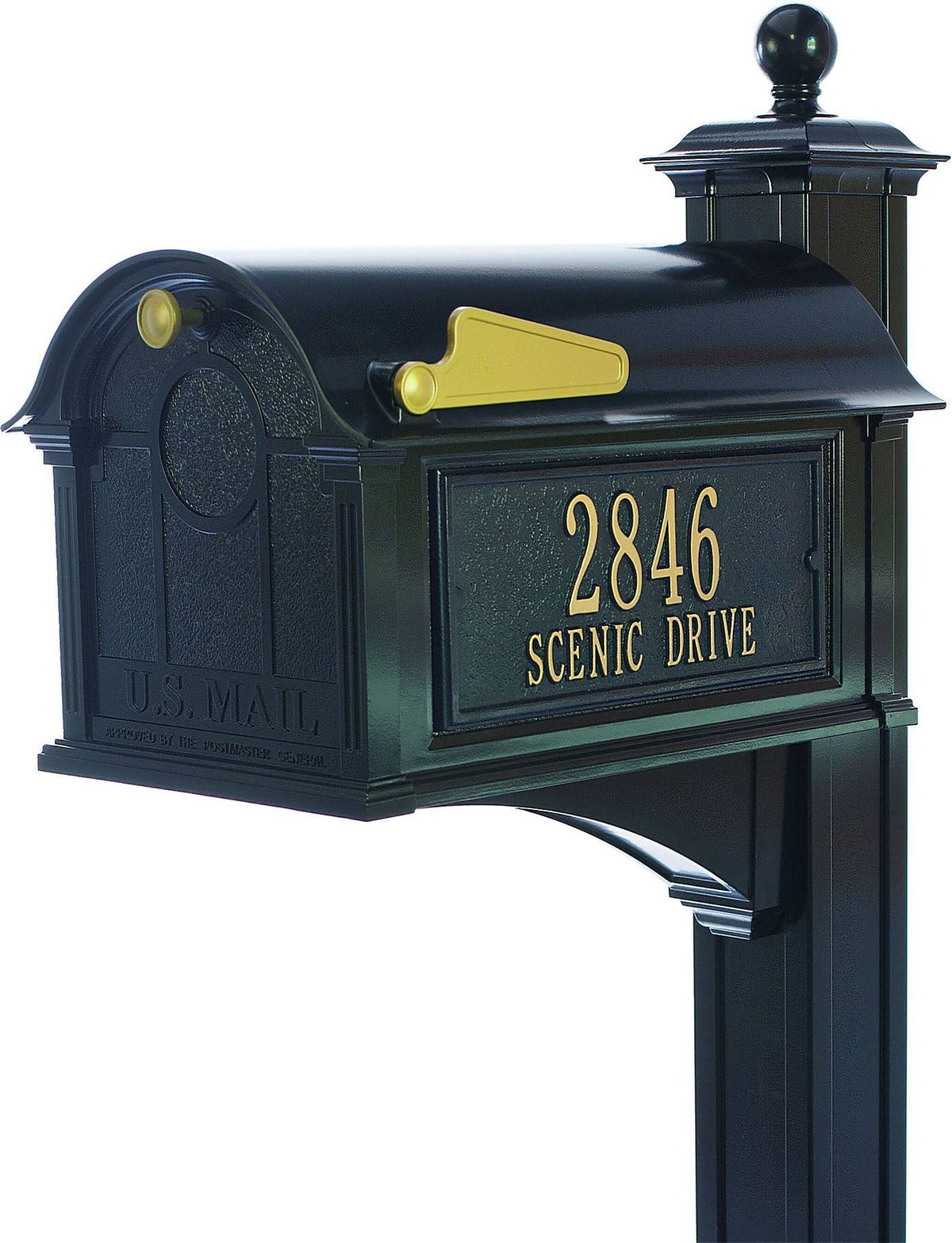 Black Mailbox Side Plaques P478014