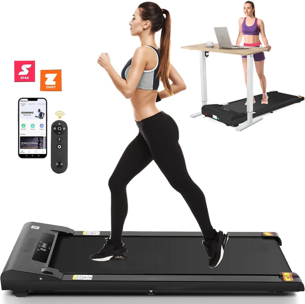 Walking Pad Treadmill 2.5HP Electric Jogging Running Machine with LED Display Y3754