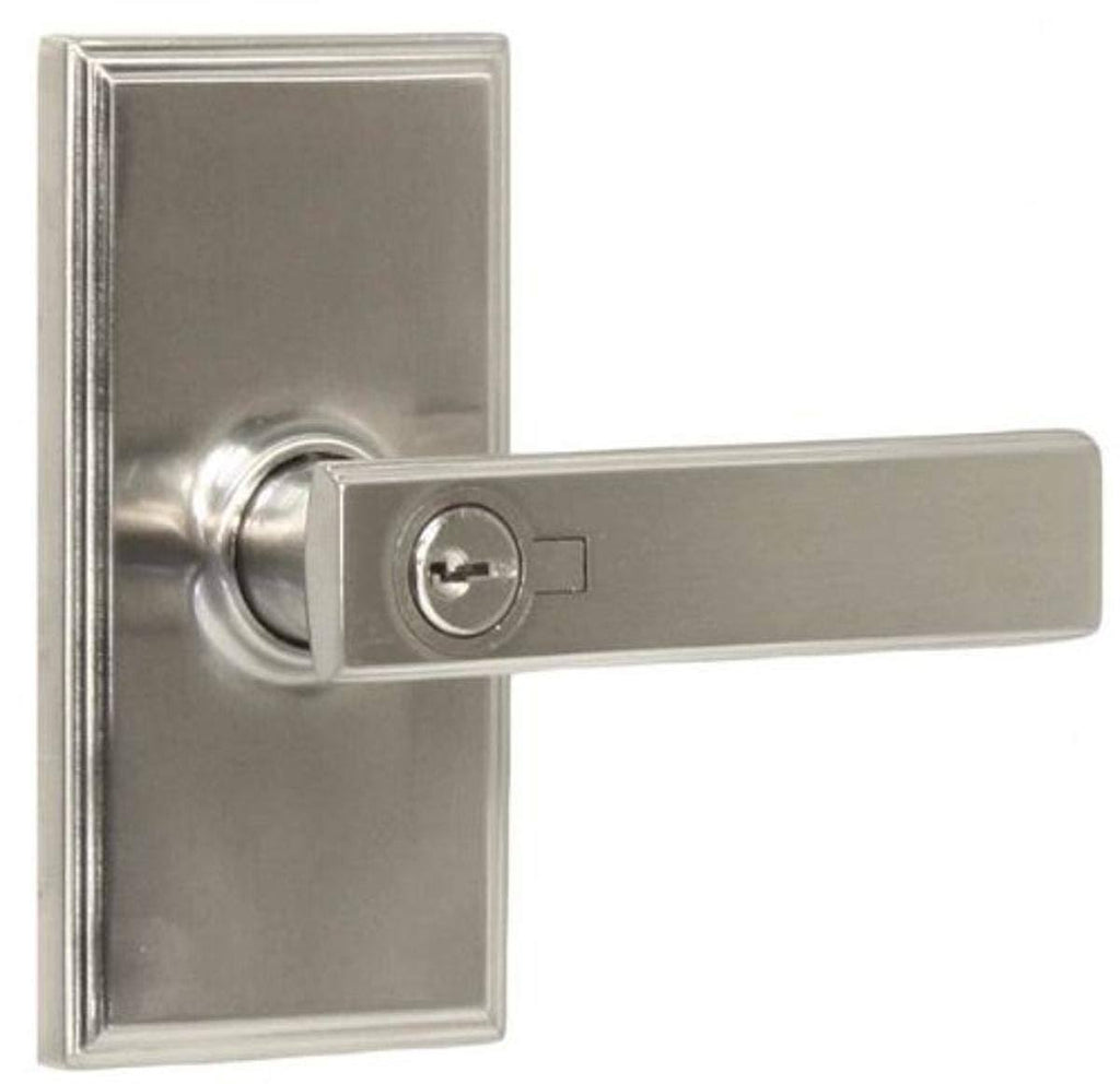 Satin Nickel Entry Door Lever W1496