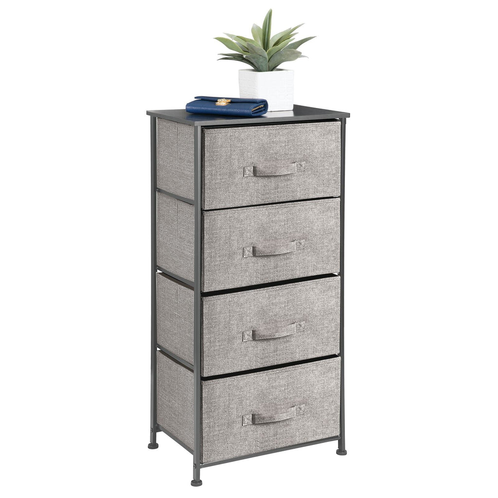 Tall Dresser Storage Tower with 4 Fabric Drawers G94088