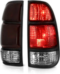 Smoke Red Lens LED Tail Light Housing Lamp Assembly Replacement Pair B40864