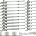 10 Pairs Stainless Steel Cable Railing Hardware Kit F959