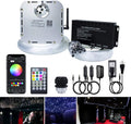 32W RGBW Fiber Optic Lights Kit with 1000pcs 0.75mm 16.4ft Fiber Strands B386464