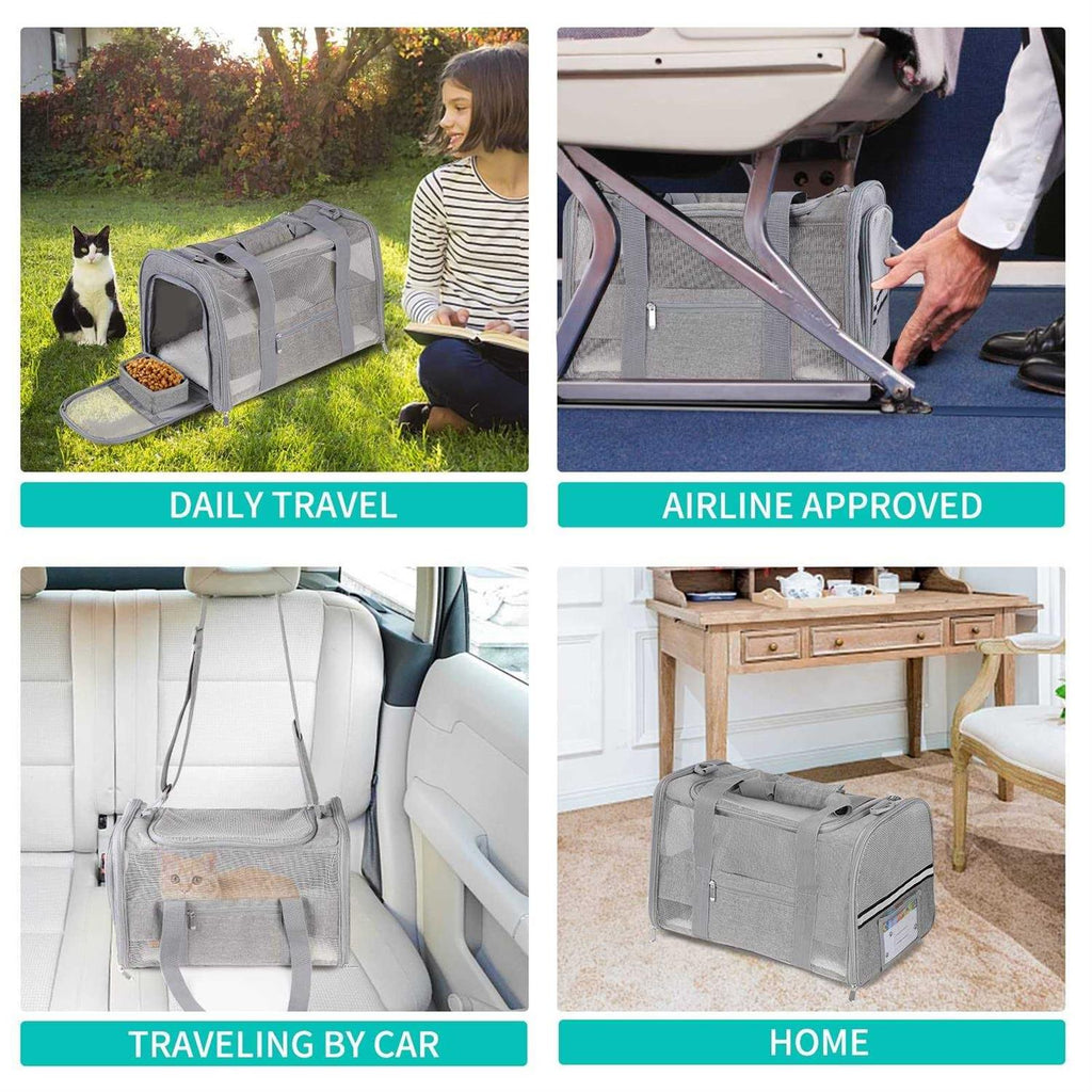 Airline Approved Pet Carrier for Small Dogs Cats Under 15 Lbs Z45954