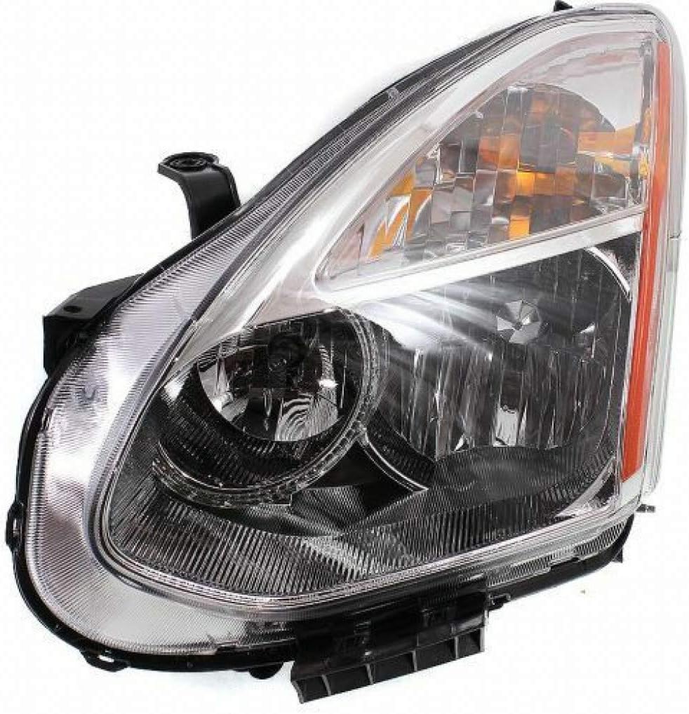 Headlight for 2008 Nissan Rogue Driver Side Halogen Z222779