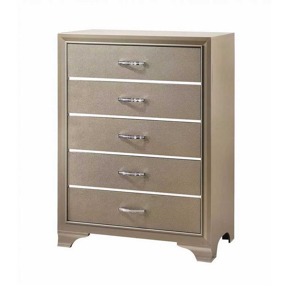 5 Piece Queen Wood Bedroom Set Z6613