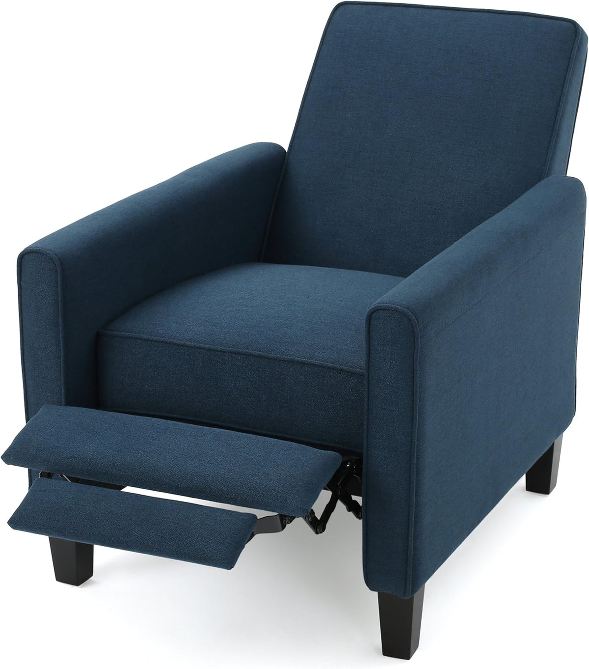 Dark Blue Fabric Recliner Club Chair N47585