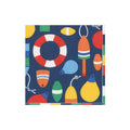 Set of 6 Navy Paper Cocktail Napkins A3378