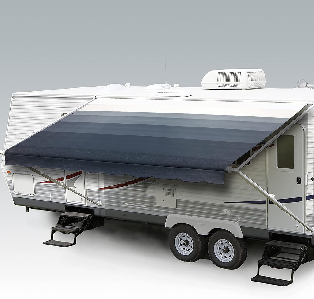 Heavy Duty Weatherproof Vinyl RV Awning Fabric Replacement K356