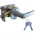 Satin Nickel Entry Door Lever Lock Set, 6-Pack, Keyed Alike R912358