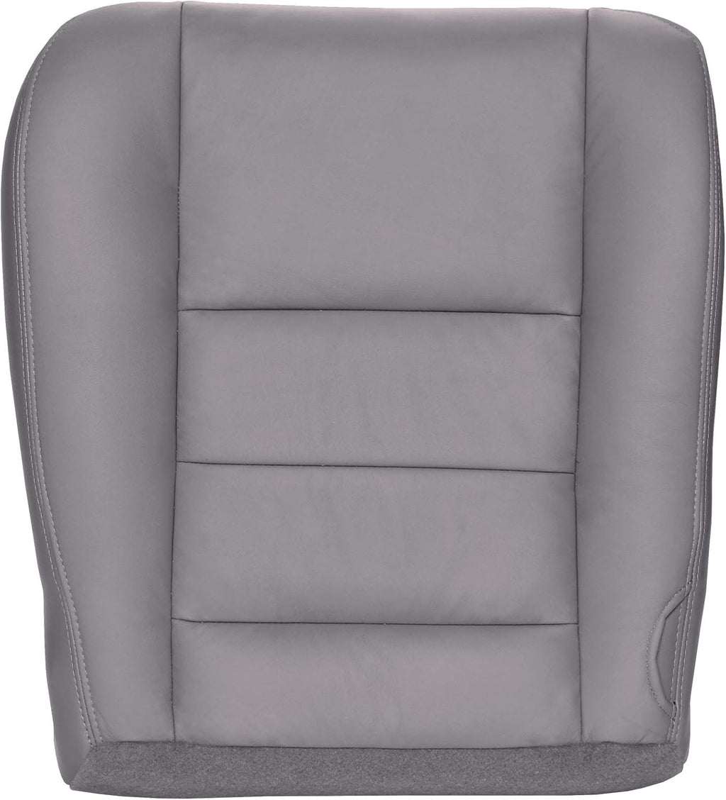 Driver Bottom Replacement Leather Seat Cover - Medium Pebble Tan W158
