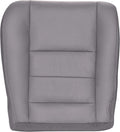 Driver Bottom Replacement Leather Seat Cover - Medium Pebble Tan W158