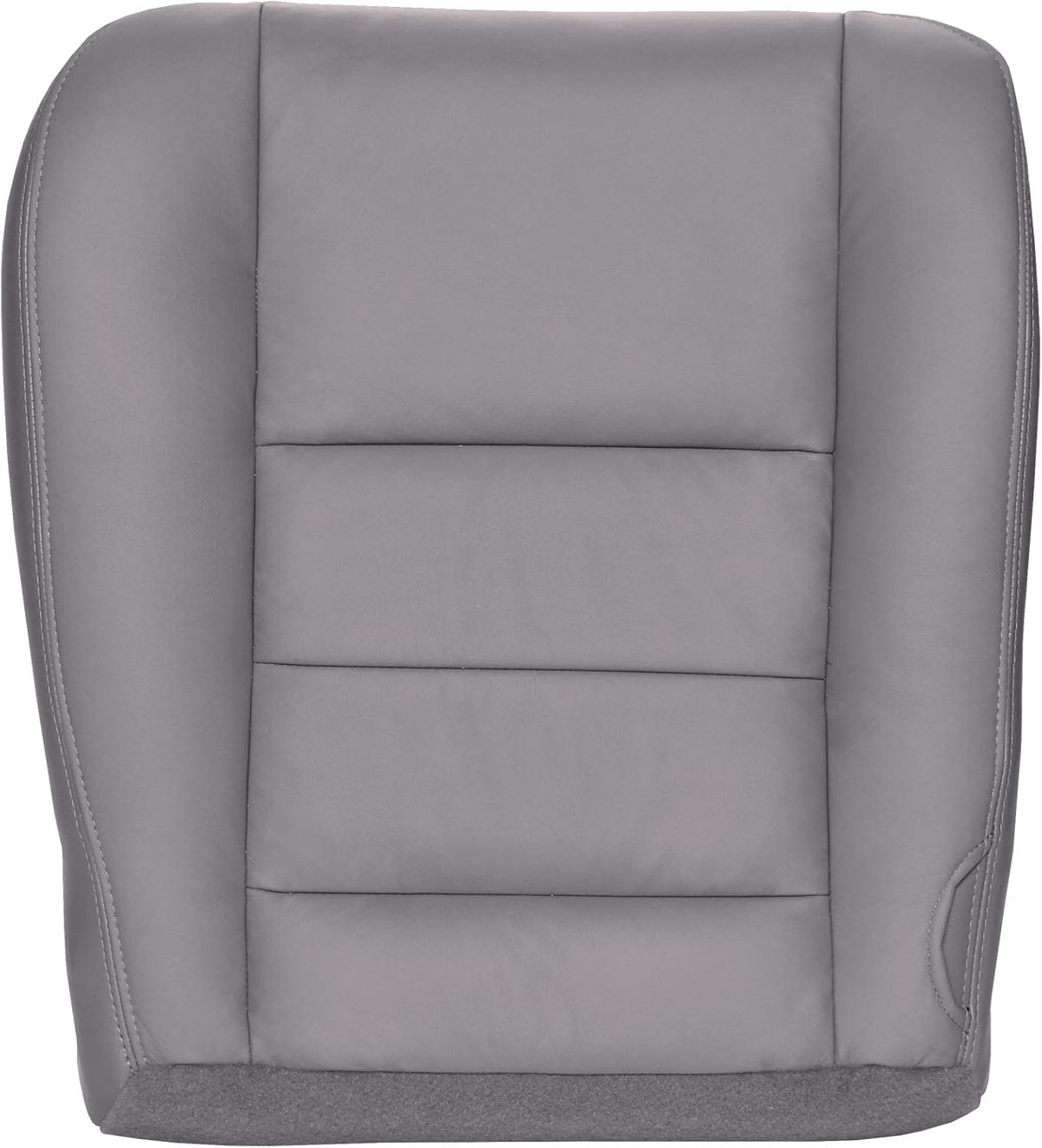 Driver Bottom Replacement Leather Seat Cover - Medium Pebble Tan W158