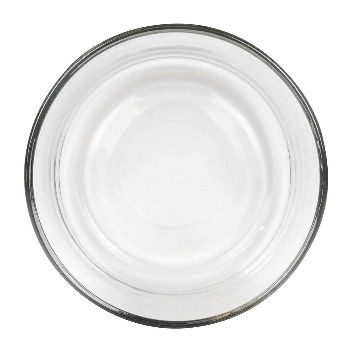 Clear Glass 4-Cup Food Storage Bowl with Lid W399