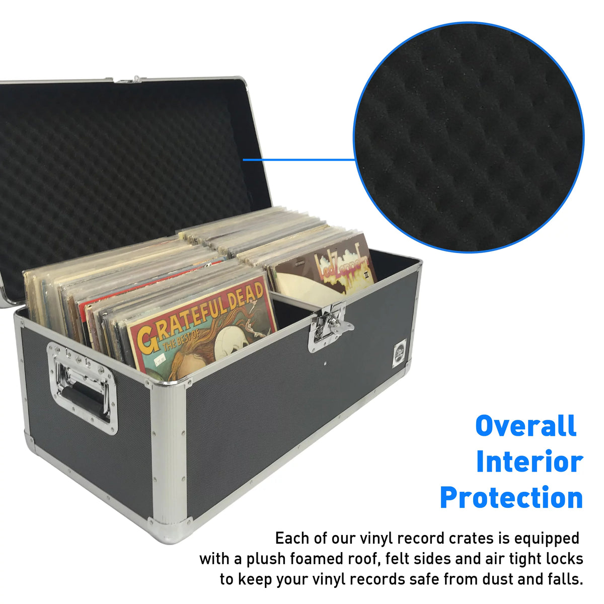 Vinyl Record Album Storage Case A88990