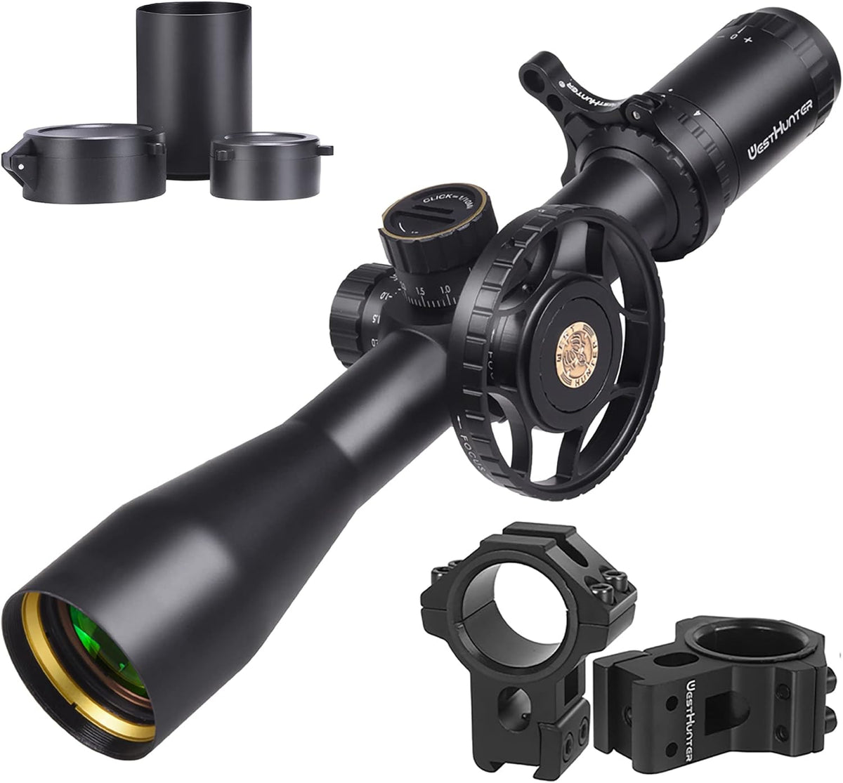HD 4-16x44 FFP Riflescope, 30mm Tube First Focal Plane Tactical Scope V16474
