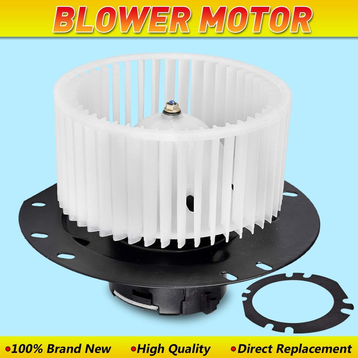 HVAC Plastic Heater Front Blower Motor with Fan Cage, Pack of 2 N39792