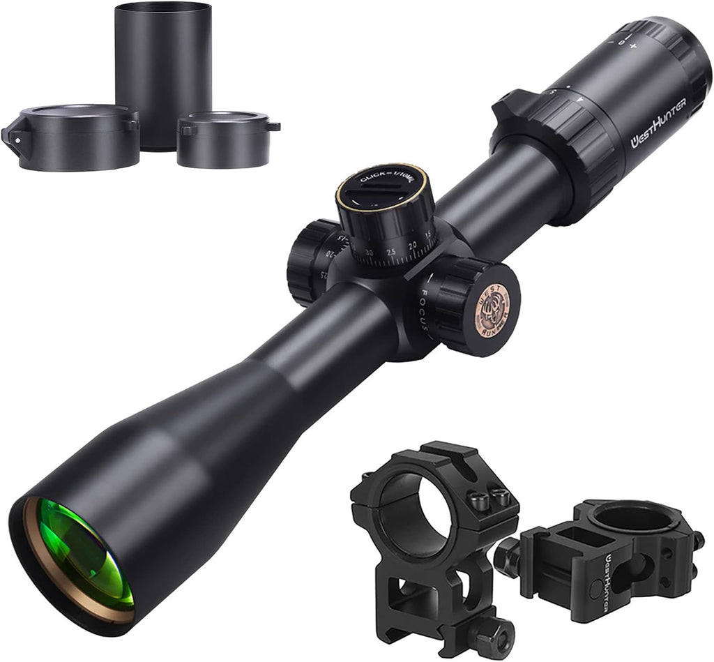 HD 4-16x44 FFP Riflescope, 30mm Tube First Focal Plane Tactical Scope V16474