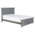 Twin XL Traditional Bed with Foot Board in Grey T85151