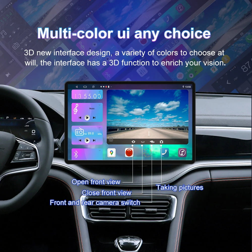 13.3 Inch Android 12 Touch Screen Car Stereo B5825