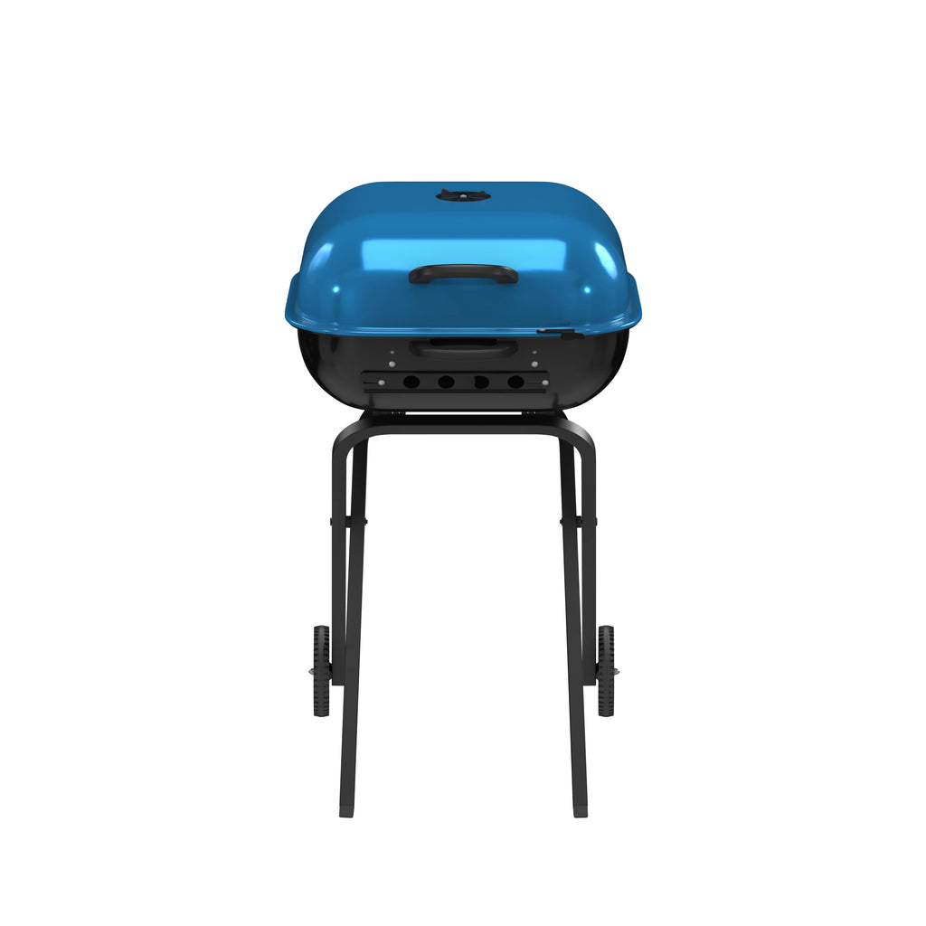 Blue Portable Steel Charcoal Grill I643