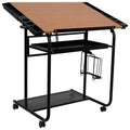 Adjustable Drawing Table with Black Frame C87031
