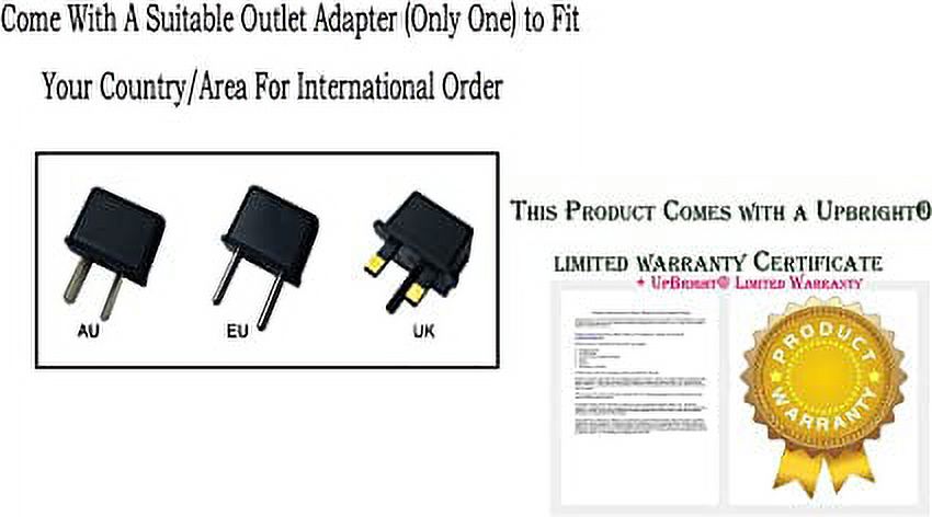 2-Prong 8.4V AC/DC Adapter Power Supply Charger U51356