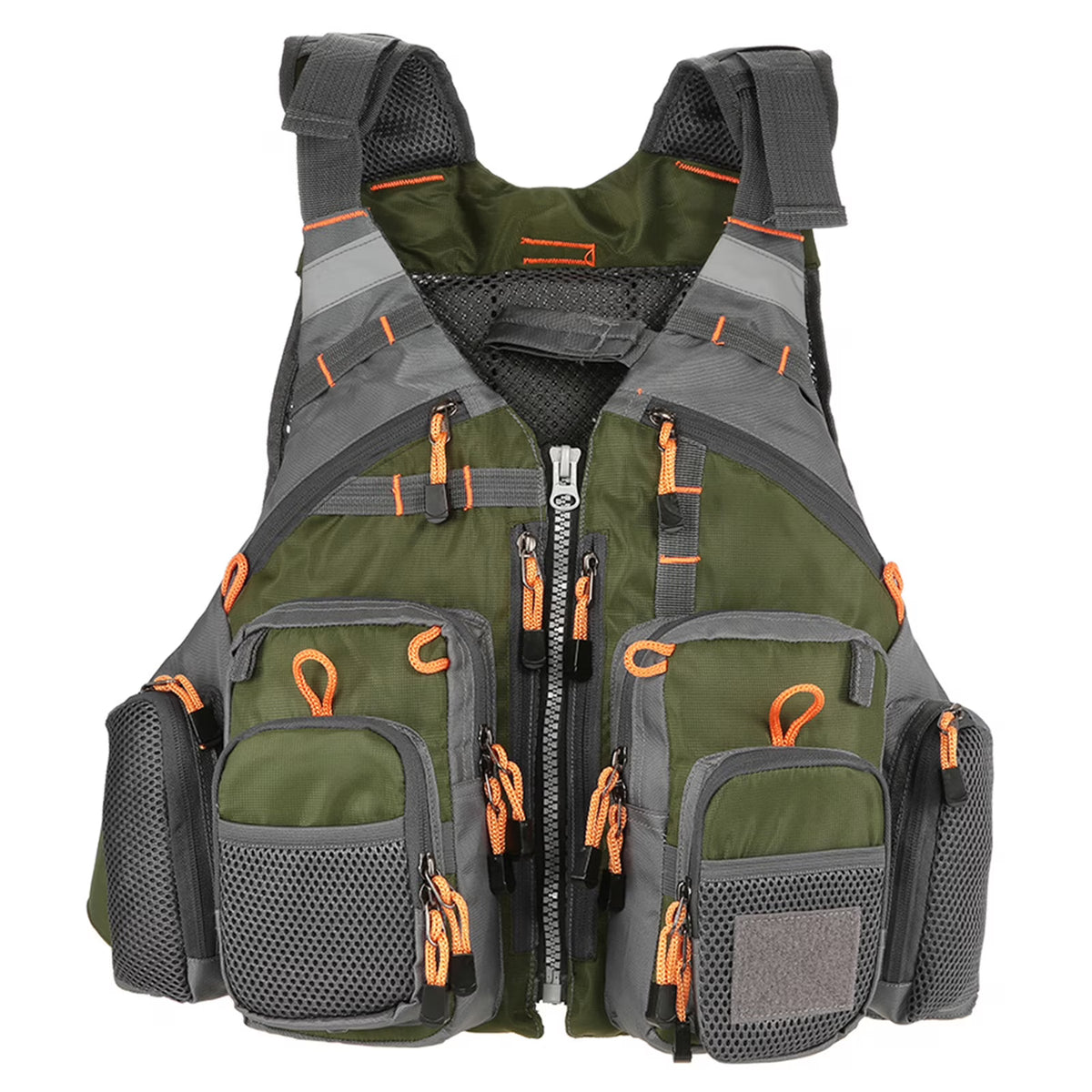 Outdoor Padded Fishing Life Jacket Swimming Sailing Waistcoat Utility Vest Floatation Device C861020