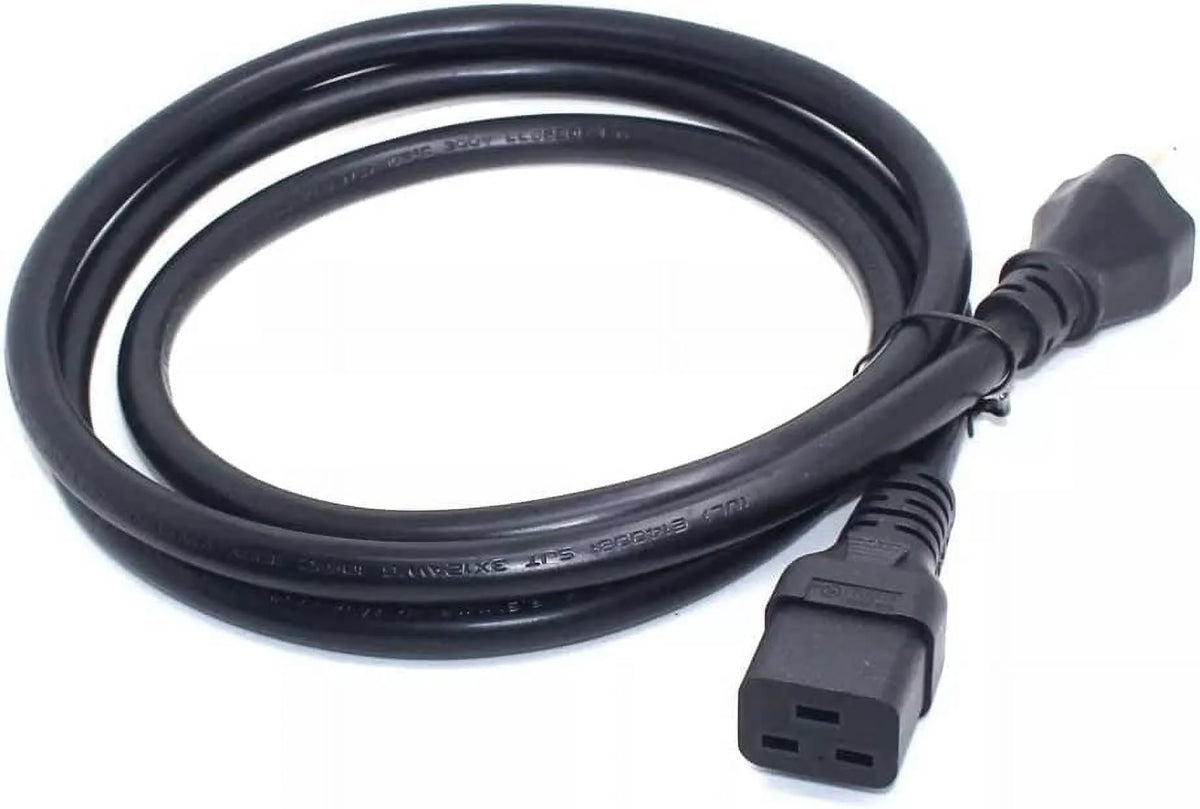 NEMA 6-15P to IEC C19 Power Extension Cord, 6ft K739