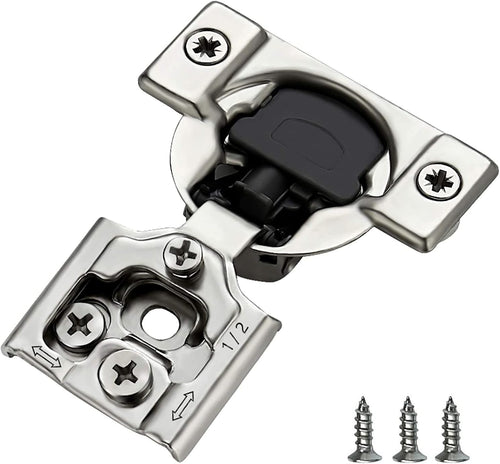 2 Pack Soft Closing 1-1/4 inch Overlay Concealed Hinges E516