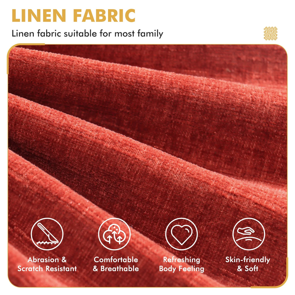 Linen Oversized Upholstered Accent Chair S32269
