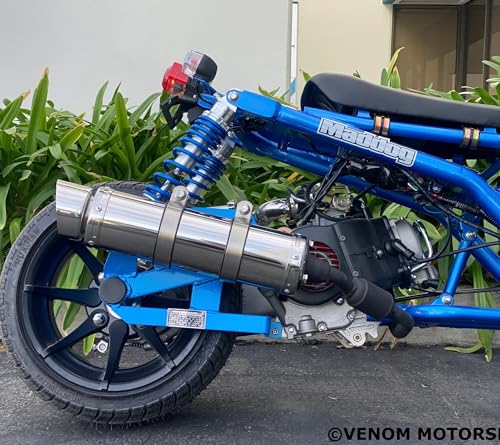 50cc Stretched Scooter Automatic Transmission Wide 205/30-12 Rear Tire Street Legal Moped V574457