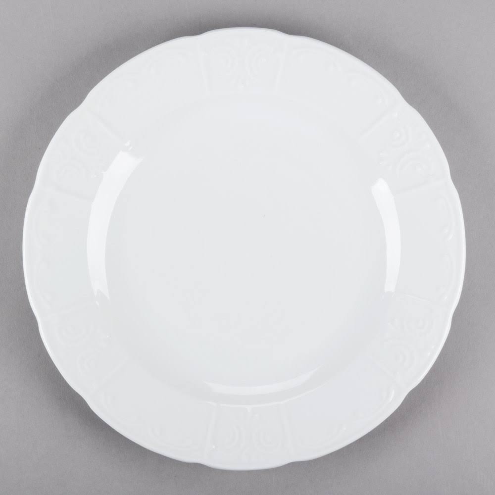 Bright White China Plate - 12/Case Z72513