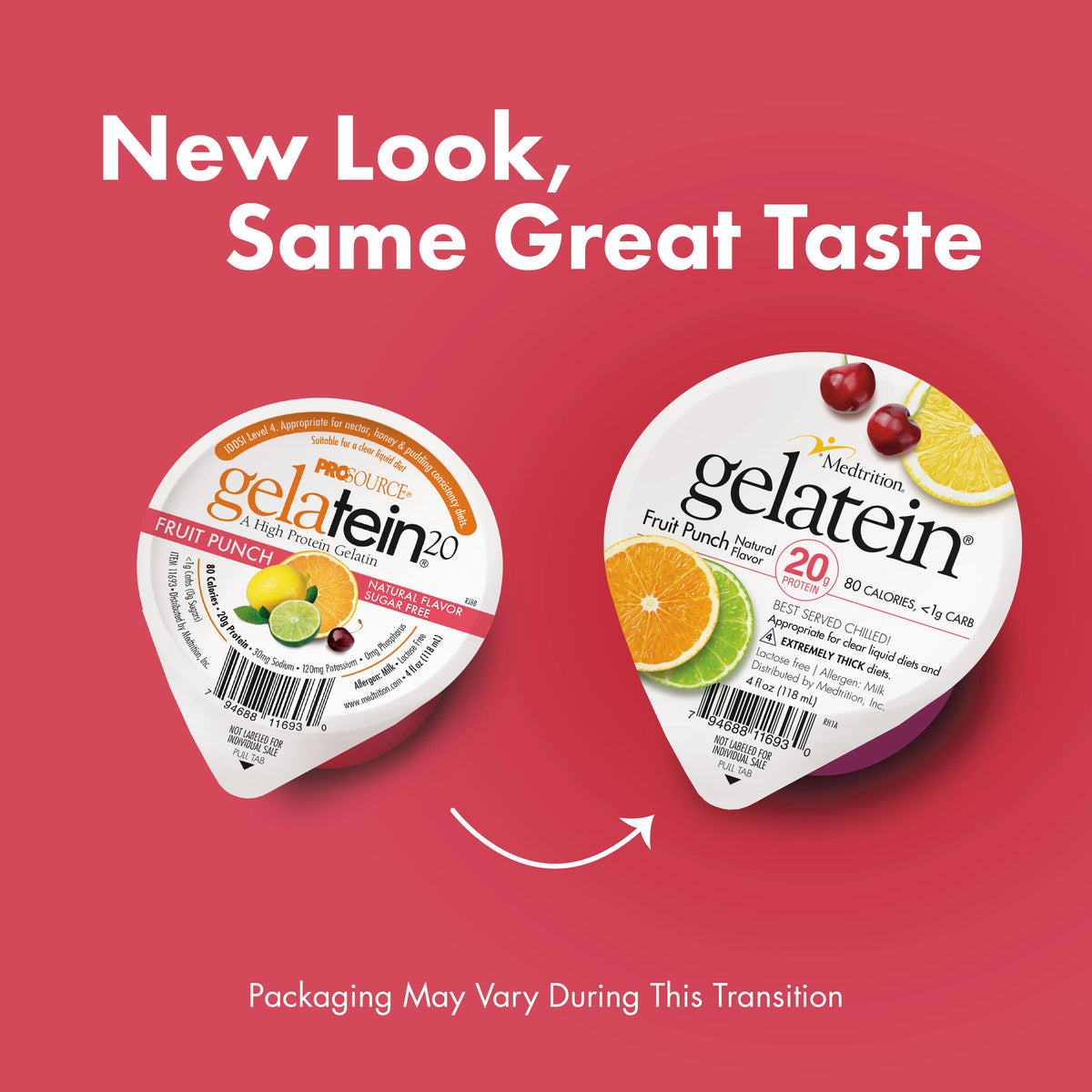 High Protein Sugar Free Fruit Punch Gelatin, 12 Servings P736387