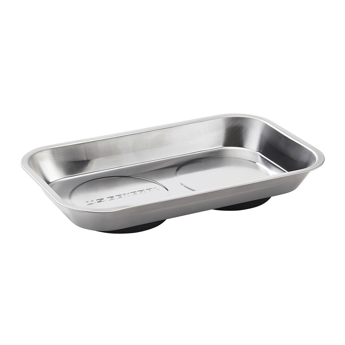 9-1/2 in. x 5-1/2 in. Magnetic Stainless Steel Parts Tray Y5341