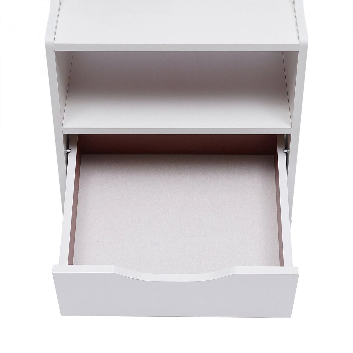 Wooden Nightstand with Drawer I963869
