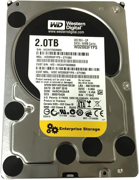 2TB SATA 3.5 Enterprise Hard Drive T535096