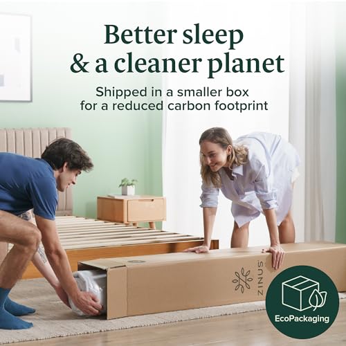 5 Inch Green Tea Memory Foam Mattress, Twin, Medium Firm G587