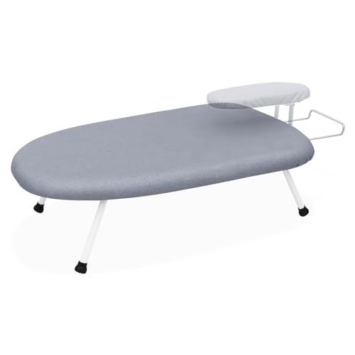 23.6" L x 14" W x 7" H Removable Sleeve Folding Legs Cotton Cover Countertop Ironing Board A506