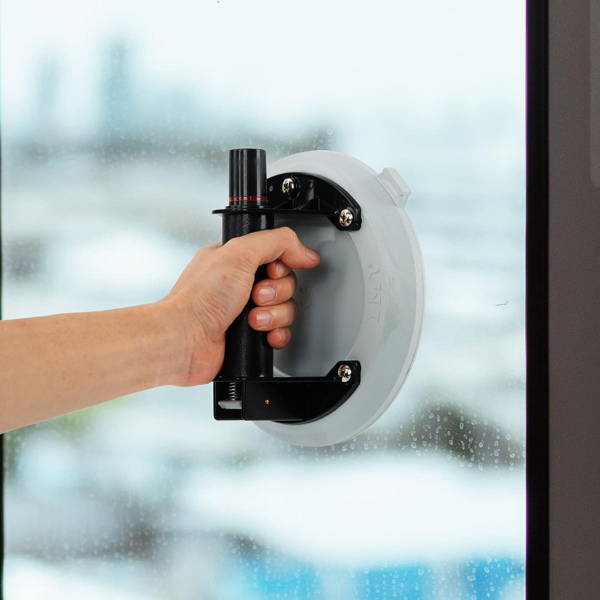 2 Pack 8 Glass Suction Cup with Metal Handle and Pump K8826