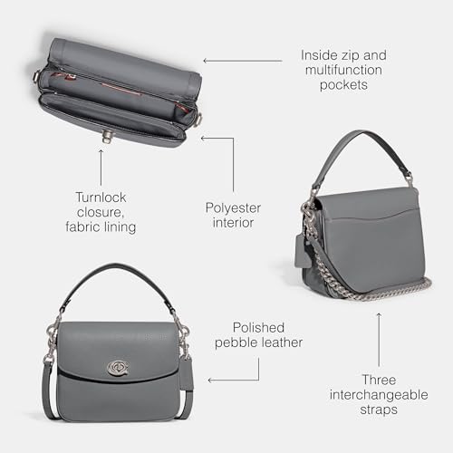 Polished Pebbled Leather Cassie Crossbody 19 T655271