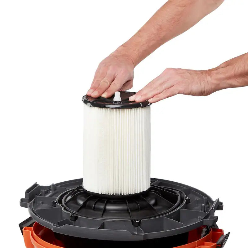 Pleated Paper Wet/Dry Vac Cartridge Filter 16-Pack D7383