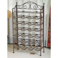 Iron 24-Bottle Wine Rack A9857