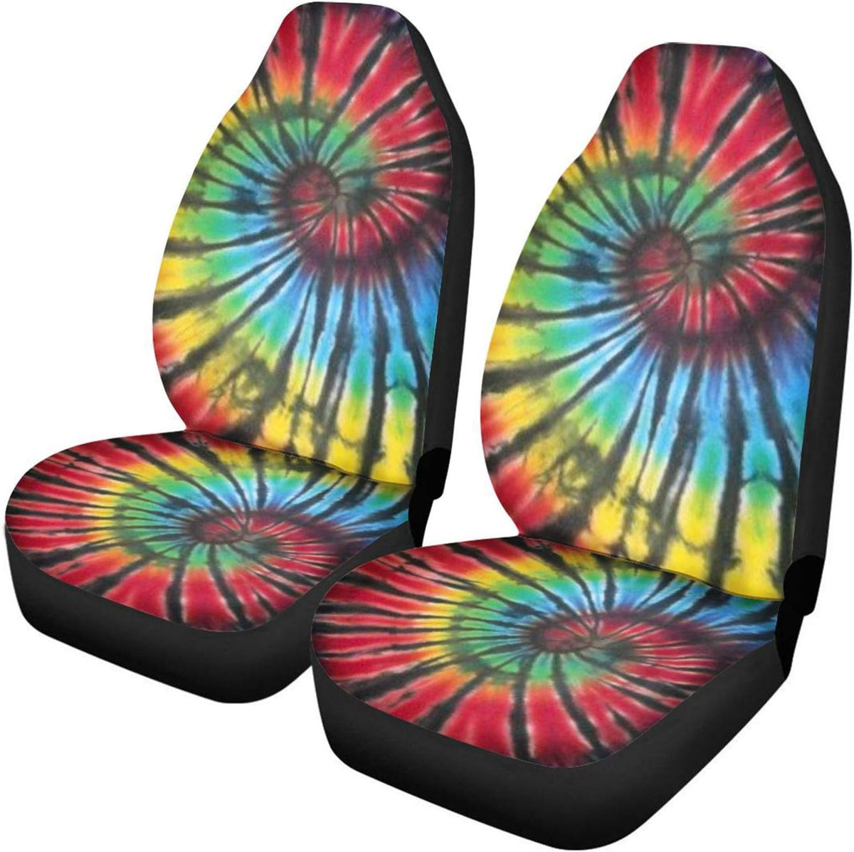 Leopard Print Car Seat Covers, Pack of 2 V121791