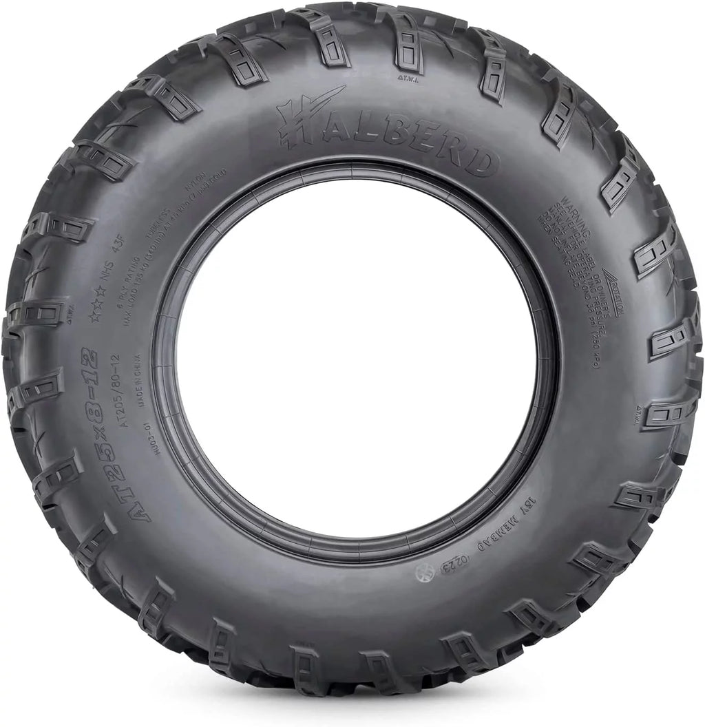 25x8-12 Front & 25x10-12 Rear All Terrain Tires Set of 4 R45479