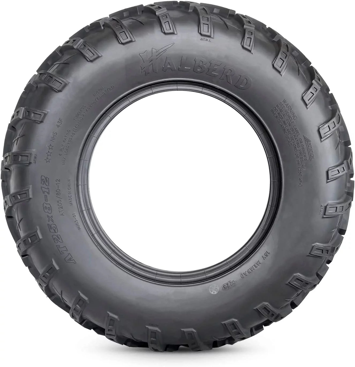 25x8-12 Front & 25x10-12 Rear All Terrain Tires Set of 4 R45479