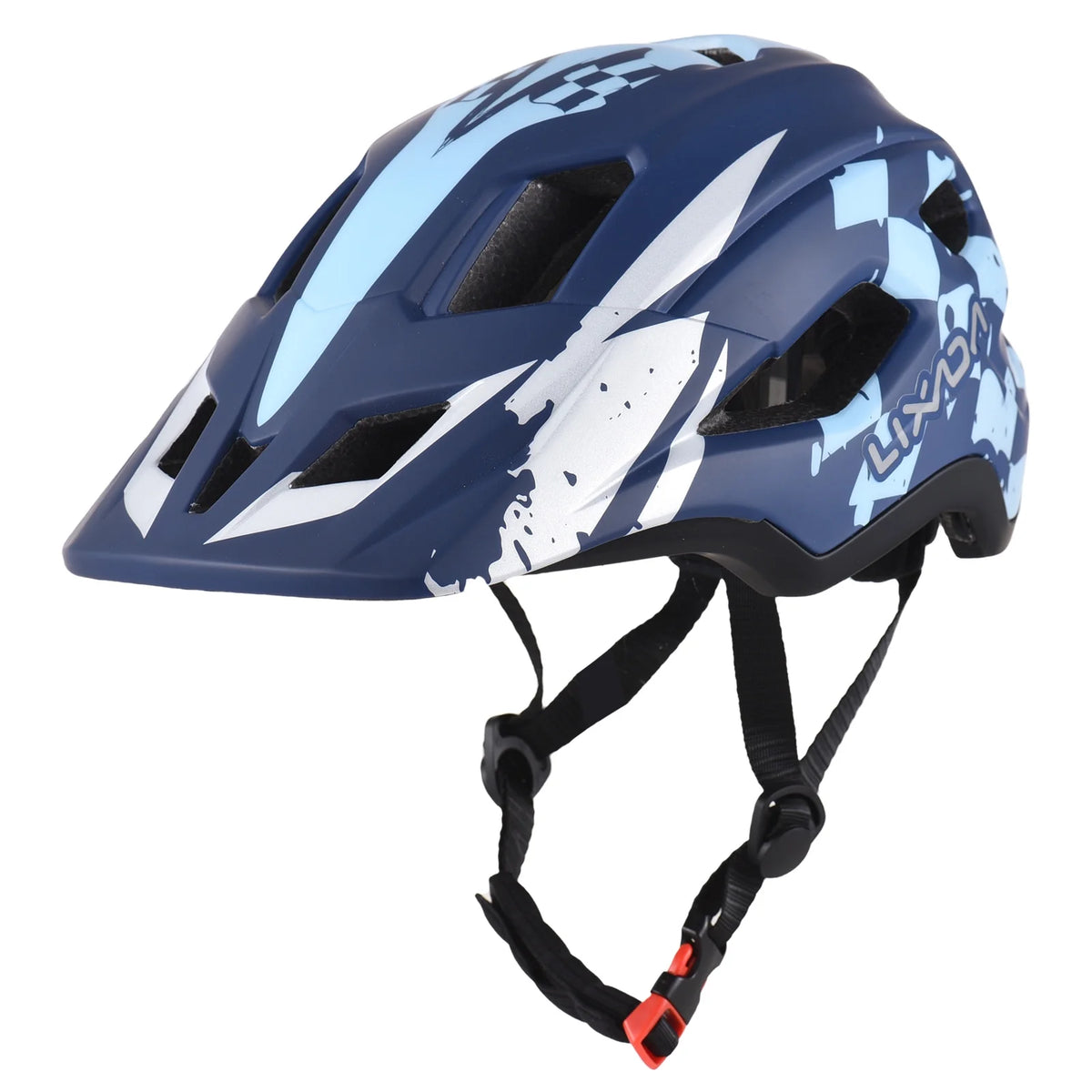 Blue Adjustable Full Face Kids Bike Helmet X767748